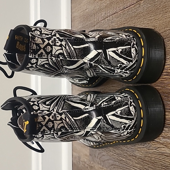 RARE Dr Martens 1460 Playing Cards boots - Picture 10 of 11